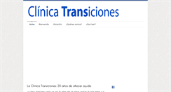 Desktop Screenshot of clinicatransiciones.com