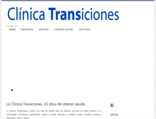 Tablet Screenshot of clinicatransiciones.com